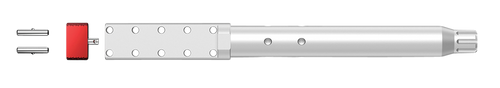 Real Avid AVAR10LLVB Lug-Lok Upper Vise Block Natural Aluminum w/ Stainless Steel Pins for AR-10                                                                                                        