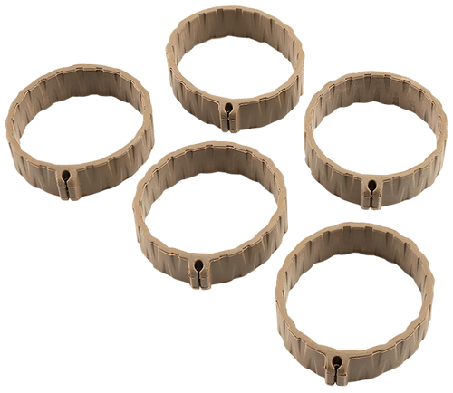 Strike Industries Bang Band Flat Dark Earth Rubber Bands 5-Pack