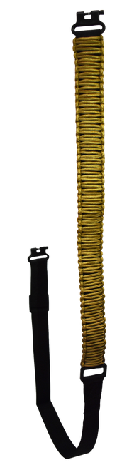 Outdoor Connection PXPBCBDS Express Sling 1" W x 46" L Adjustable Coyote Brown w/Black Strap Paracord for Rifle/Shotgun                                                                                 