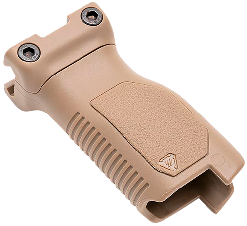 Strike Industries ARCMAGRAILLFDE Angled Vertical Grip Long Flat Dark Earth Polymer with Cable Management Storage for Picatinny Rail                                                                     