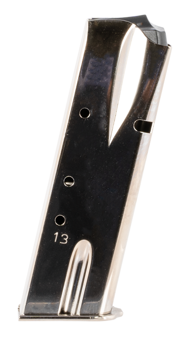 Mec-Gar MGBRHP13N 13-Round 9mm Magazine Browning Hi-Power Nickel