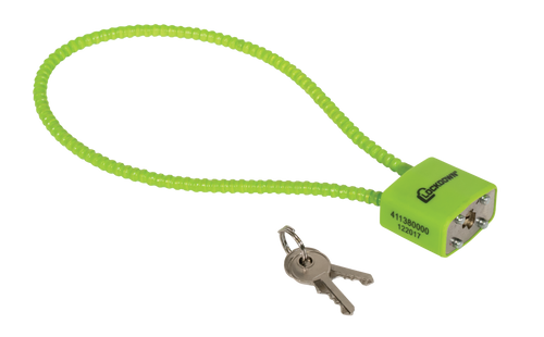 Lockdown 110149 15" Cable Gun Lock  Universal Firearm Fit, Open With Key, Includes 2 Keys                                                                                                               