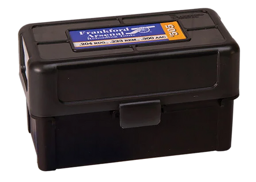 Frankford Arsenal 1083786 Hinge-Top Ammo Box 223/204/17 Cal 50rd