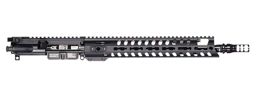 Patriot Ordnance Factory  Renegade + Complete Upper 5.56x45mm NATO 10.50" Black Nitride Barrel Aluminum Black Anodized Receiver 9" M-LOK Handguard Adjustable Block                                     