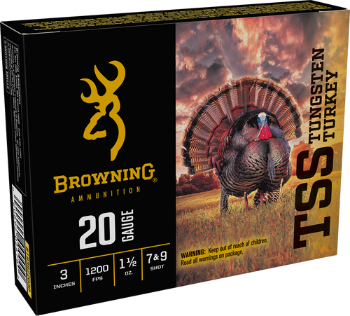 Browning TSS Tungsten Turkey 20GA 3" 1.5oz #7/9 Shot Ammo