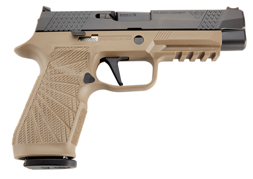 Wilson Combat P320 9mm 4.7" Action Tune Curved Trigger Tan/Black