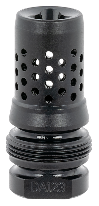 Dead Air DA123 Xeno Muzzle Brake 1/2x28 Black Nitride 4140 Steel