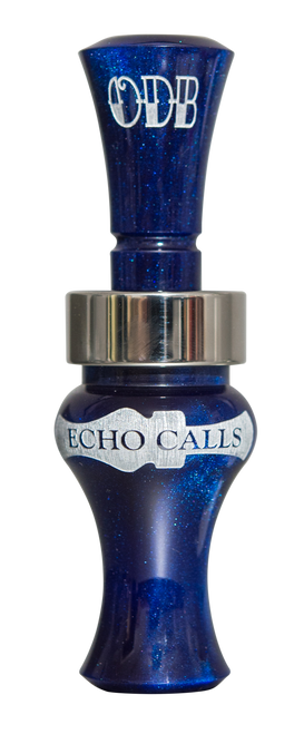 Echo Calls Old Dirty Breaker Single Reed Duck Call Blue Pearl Acrylic