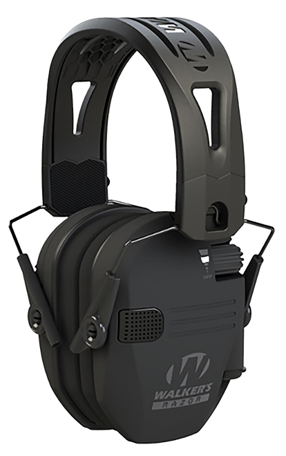 Walker's Razor Tacti-Grip Electronic Earmuffs 23dB NRR Black