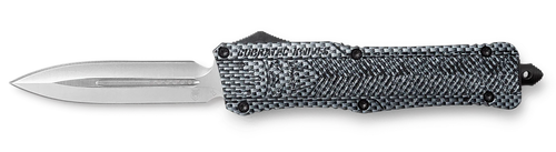 CobraTec LCFCTK1LDAGNS CTK-1 Large OTF Knife 3.75" D2 Steel Carbon ...