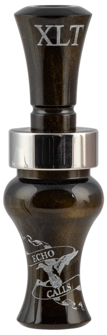 Echo Calls 78900 XLT Single Reed Mallard Duck Call - Black/Gold/Pearl