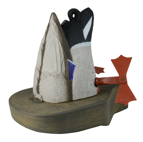 HIGDON DECOYS 53012 XS Crazy Kicker Mallard Drake Black/Gray Rechargeable 12V Li-ion Mallard Drake w/Timer                                                                                              