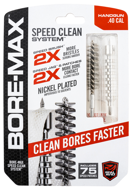 Real Avid Bore-Max Speed Clean 40 Cal Pistol Upgrade Set AVBMSET40