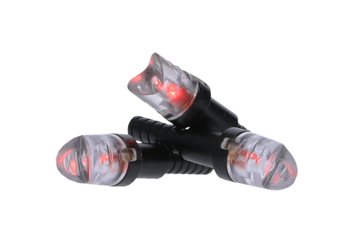 NAP NAPILLNRD Thunderglo Illuminated Nock Red Polycarbonate Aluminum Shaft/ 6 Pack                                                                                                                      
