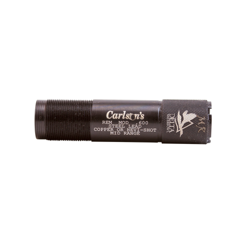 Carlson's Choke Tubes 07255 Delta Waterfowl Extended Choke Remington Rem Choke 20 Gauge Mid-Range 17-4 Stainless Steel                                                                                  