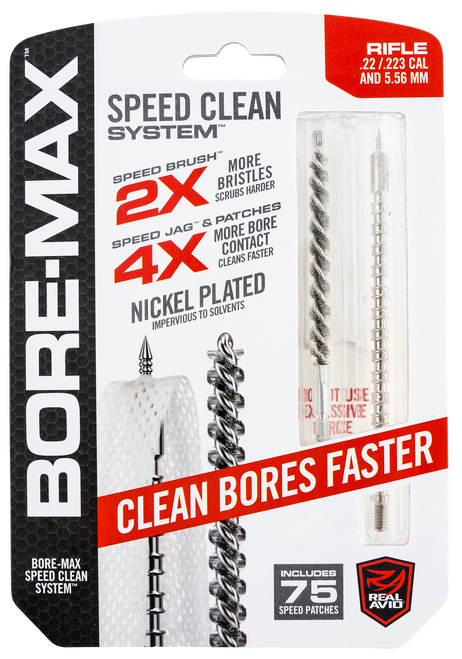 Real Avid Bore-Max Speed Clean Upgrade Set .223 Rem 22 Cal Rifle