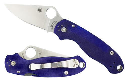 Spyderco Para 3 C223GPDBL CPM S110V Steel Dark Blue G10 Handle