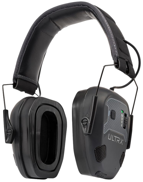 Allen 4109 Bionic Fuse Electronic Earmuffs 22dB NRR Midnight Gray