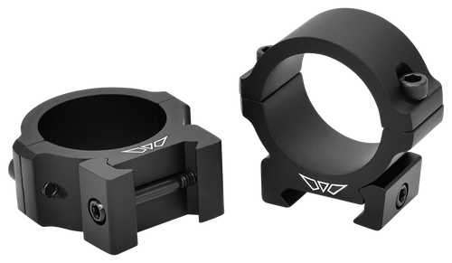 Warne V613M 30mm Low Scope Rings Matte Black 0 MOA Horizontal