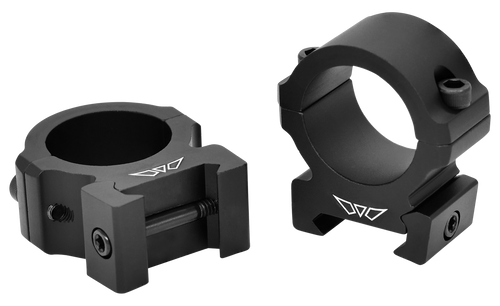 Warne V601M Vapor 1" Medium Scope Rings 0 MOA Matte Black