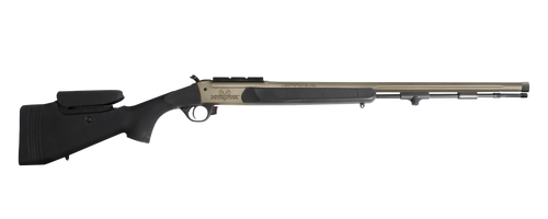 Traditions CR84660450B NitroFire Pro 50 Cal 209 Primer Tungsten Cerakote 26" Fluted/Threaded w/VAPR twist Barrel, Drilled & Tapped Receiver, Black Adj Cheek Piece & LOP Synthetic Stock                