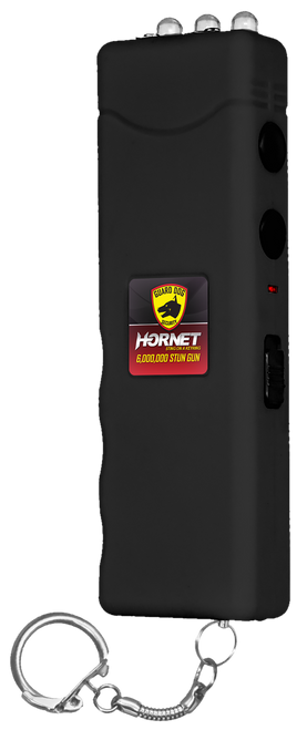SKYLINE USA INC SGGDH6000BK Stun Gun Hornet Black Features LED Light Includes Keychain                                                                                                                  