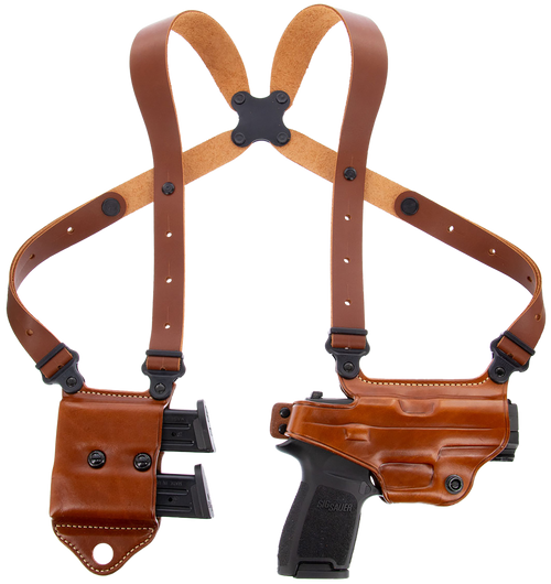 Galco MCII870 Miami Classic II Shoulder Holster System Tan Leather