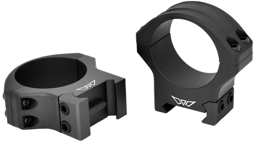 Warne 8521M Hyperlite 34mm Medium Height Scope Rings - Matte Black