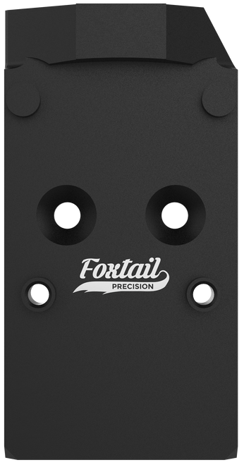 Foxtail Precision 100018 Rear Sight Dovetail Optic Adapter for CZ Shadow  Black Anodized CZ Shadow                                                                                                      