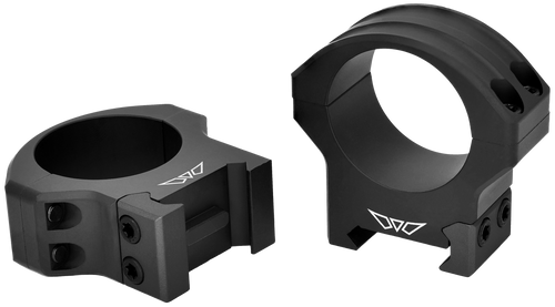 Warne 8514M Hyperlite 30mm Medium Scope Rings - Matte Black