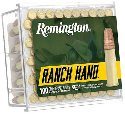 Remington Ranch Hand 22LR 38gr Copper Plated HP Ammo - 100 Rounds
