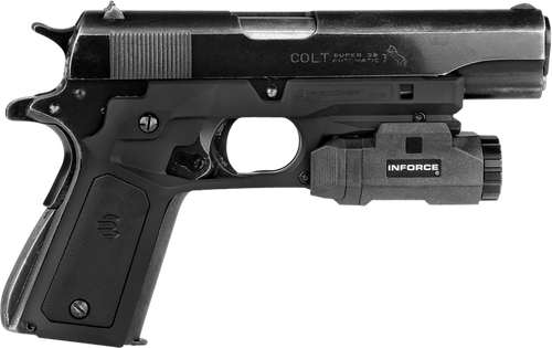 Recover Tactical CC3P0104 Frame Grip  Black Polymer Frame with Interchangeable Black & Gray Panels for Standard Frame 1911                                                                              