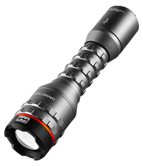 NEBO DaVinci 800L Tactical Flashlight Gray 100/400/800 Lumens LED