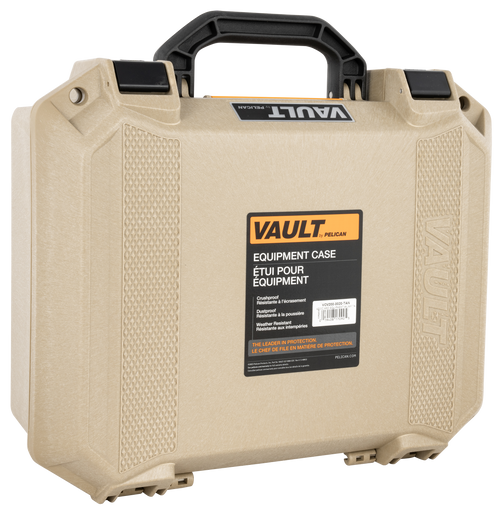 Pelican VCV2000020FDE Vault Medium Case Flat Dark Earth Polymer                                                                                                                                         