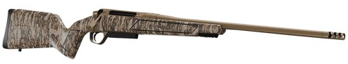 Christensen Arms 8011501700 Evoke  Full Size 308 Win 4+1 20" Flat Dark Earth Cerakote #4 Contour Threaded Barrel, Mossy Oak Bottomland Fixed Hybrid Hunter w/Picatinny Rail Synthetic Stock             
