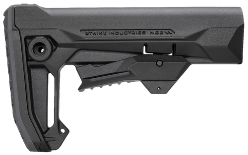 Strike Industries MOD2 Rifle Stock Black AR-15 Buffer Tube Compatible