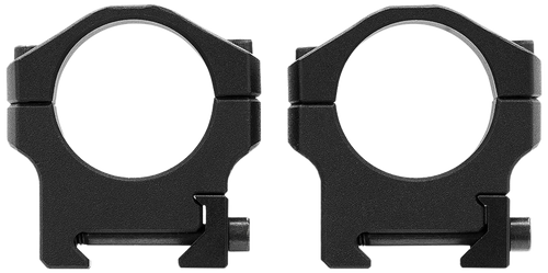 Mdt Sporting Goods Inc 103549-BLK Scope Rings Scope Ring Set Black Anodized Aluminum 34mm Tube High Picatinny                                                                                           