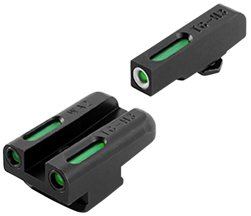 TruGlo TFX Tritium Fiber Optic Sight Set Walther PPS Black/Green