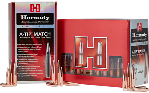 Hornady A-Tip Match 6mm .243 153gr Bullets - 500ct Bulk Pack