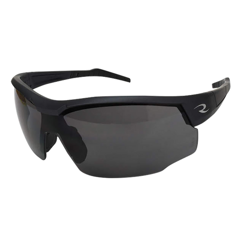 Radians CSB104-2CS Ballistic Safety Glasses Smoke Lens Black Frame