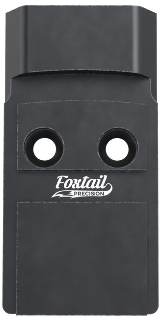Foxtail Precision 100004 Red Dot Adapter Plate for Optics-Ready Pistol  Black Anodized CZ P10                                                                                                           