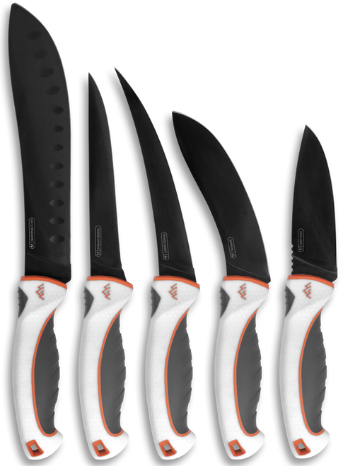 Outdoor Edge EM1 Ergo Max 5-Piece Game Processing Kit w/ Titanium Blade