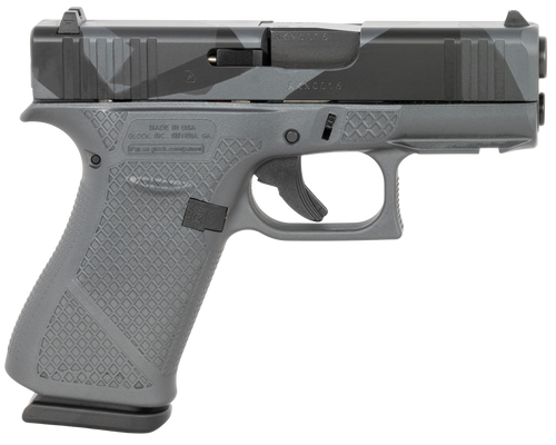 Glock G43X 9mm Subcompact Pistol 10-Round Urban Gray Cerakote