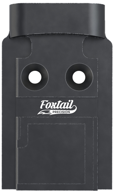 Foxtail Precision 100008 Red Dot Adapter Plate for Optics-Ready Pistol  Black Anodized Glock MOS                                                                                                        