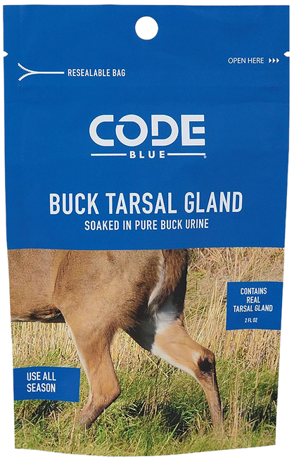 Code Blue OA1424 Buck Tarsal Gland  Resealable Bag                                                                                                                                                      