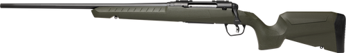 Savage Arms 32131 Axis 2 Compact 308 Win 4+1 20" Matte Black Heavy Sporter Barrel, Matte Black Drilled & Tapped Carbon Steel Receiver, Fixed OD Green Synthetic Stock, Left Hand                        