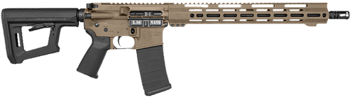 Diamondback DB1718K061 DB15 Carbon Series 5.56 NATO 30+1 16" Black Nitride Threaded Barrel, Flat Dark Earth Cerakote Picatinny Rail Aluminum Receiver, Adjustable Black Synthetic Stock, Magpul MOE Grip
