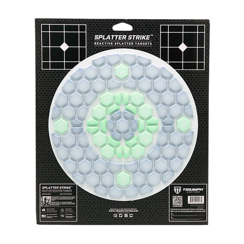 Triumph Systems Splatter Strike Reactive Bullseye Target 12"