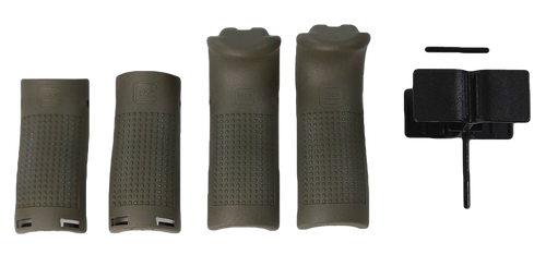 Glock 39844  Backstrap/Beavertail Set Battlefield Green Polymer                                                                                                                                         