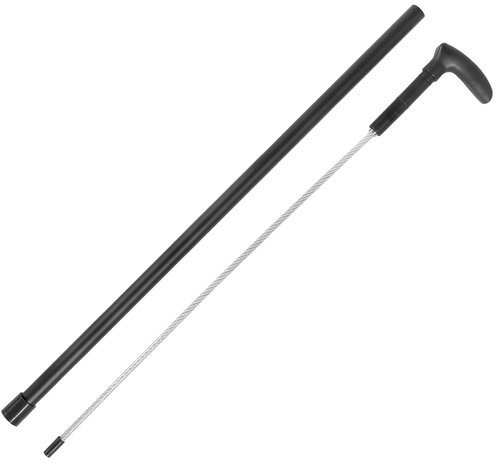 Cold Steel Cable Whip Cane 32" Black Carbon Fiber Walking Stick